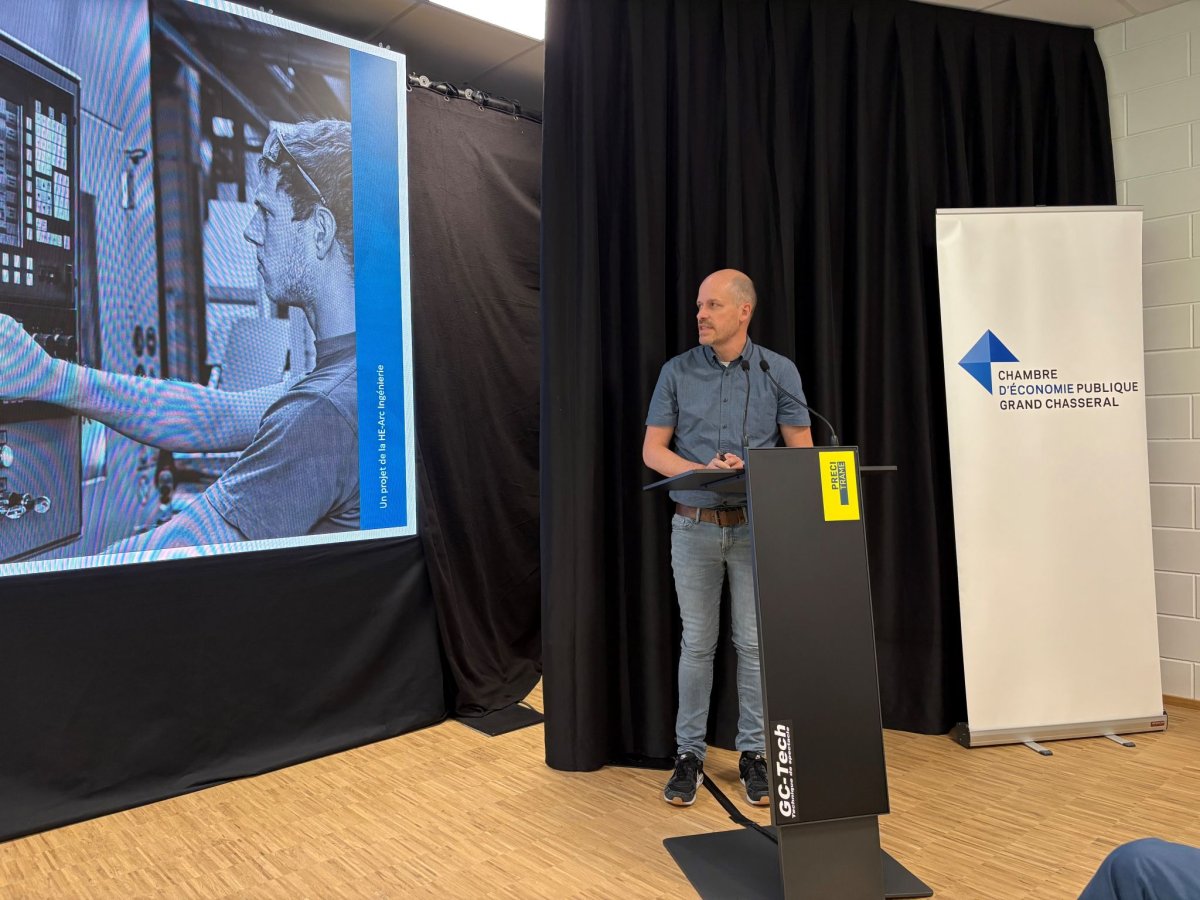 Participation au Petit Déjeuner Microtechnique sur le thème de l'UX dans l'industrie par Precitrame Machine SA